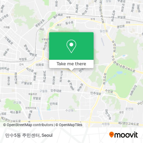 만수5동 주민센터 map