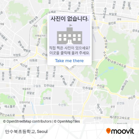만수북초등학교 map