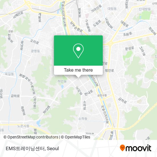 EMS트레이닝센터 map