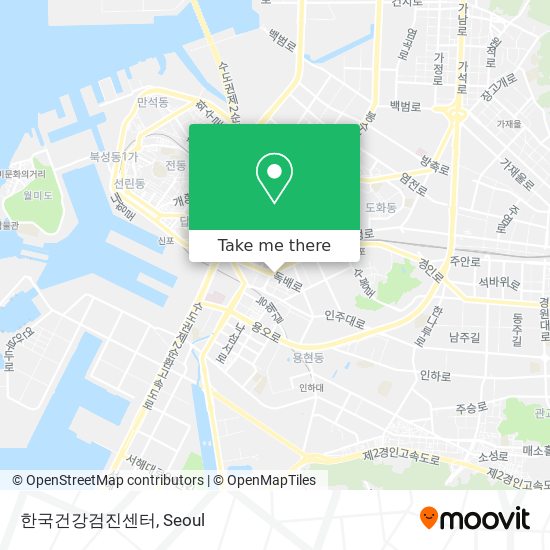 한국건강검진센터 map