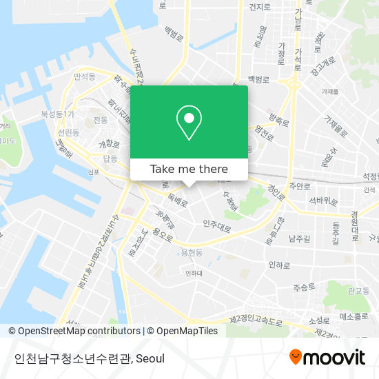 인천남구청소년수련관 map