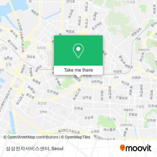 섬성전자서비스센터 map