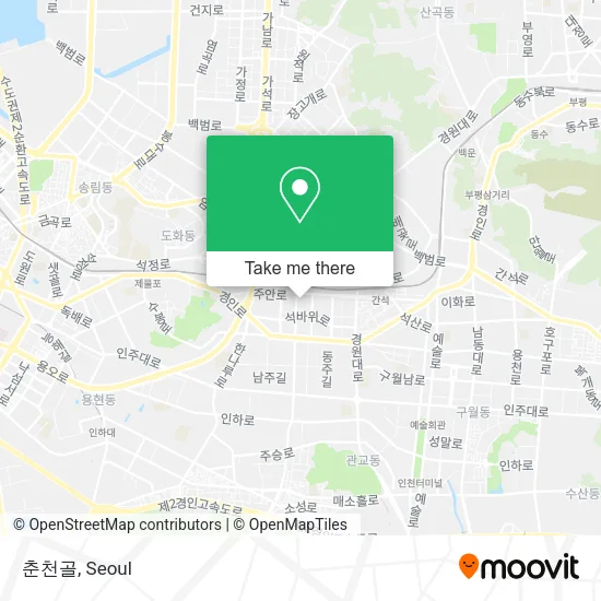 춘천골 map