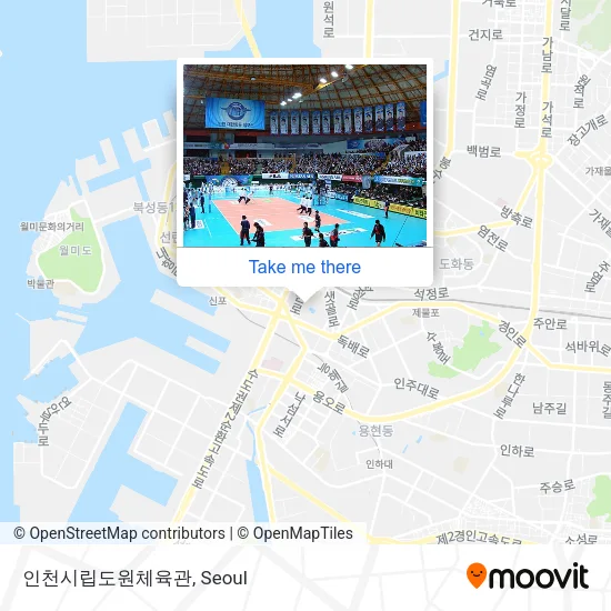 인천시립도원체육관 map