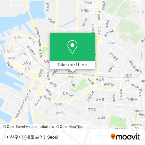 미친구이 (제물포역) map