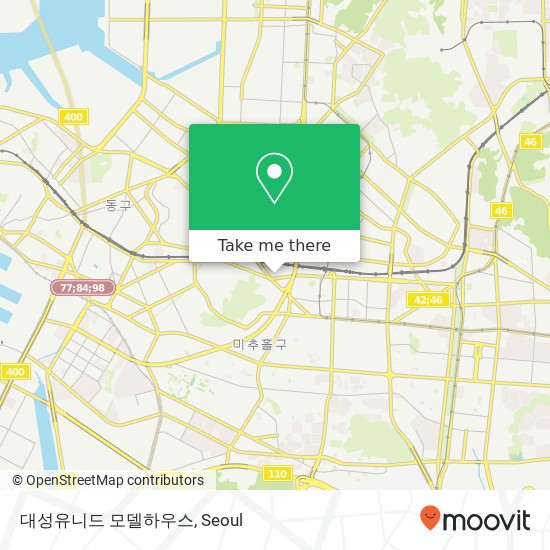 대성유니드 모델하우스 map