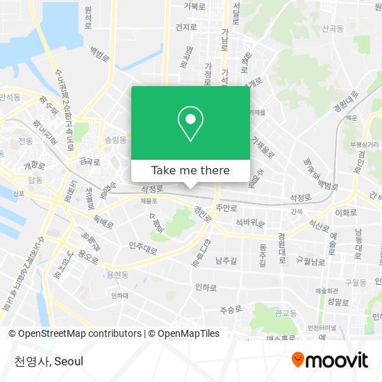 천영사 map