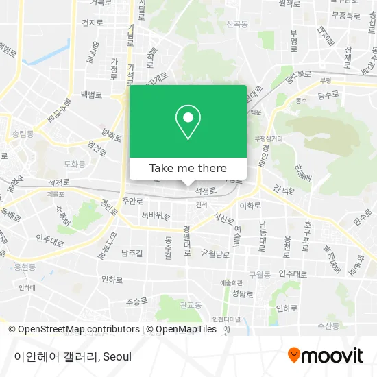이안헤어 갤러리 map