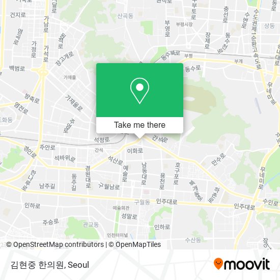 김현중 한의원 map