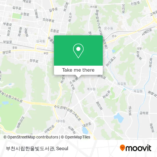 부천시립한울빛도서관 map
