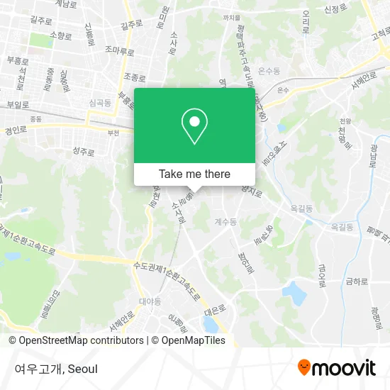 여우고개 map