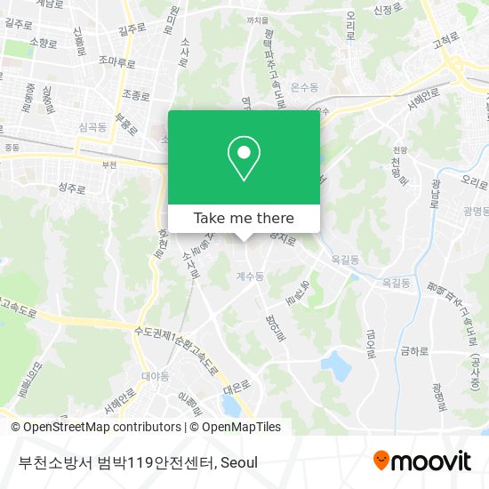 부천소방서 범박119안전센터 map