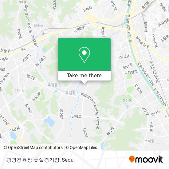 광명경륜장 풋살경기장 map