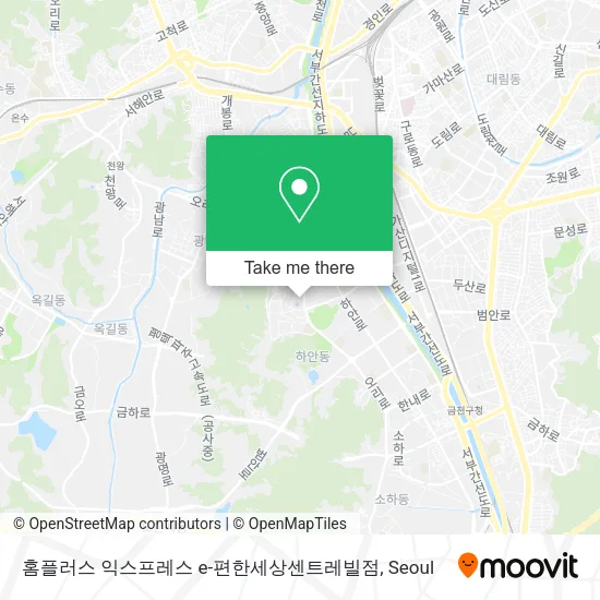 홈플러스 익스프레스 e-편한세상센트레빌점 map
