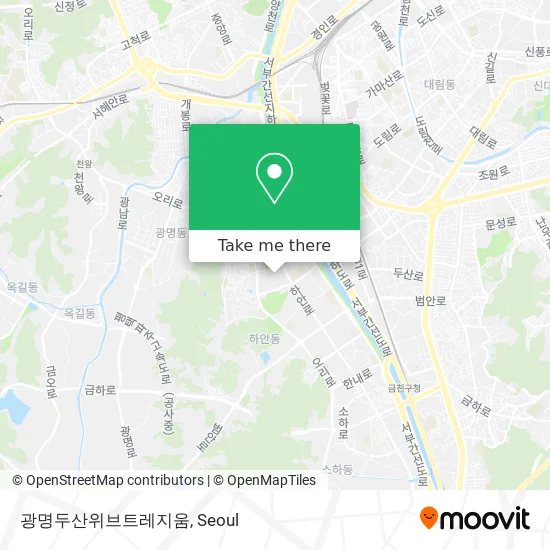 광명두산위브트레지움 map
