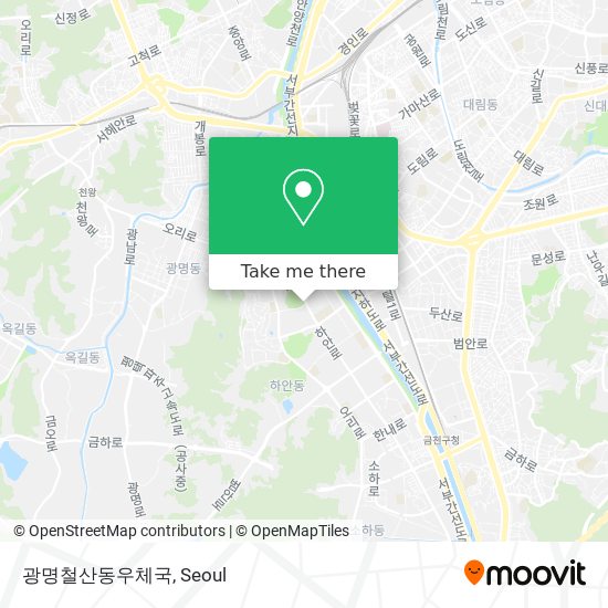 광명철산동우체국 map