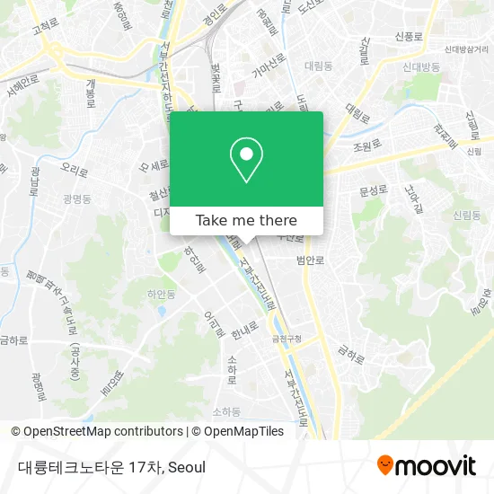 대륭테크노타운 17차 map