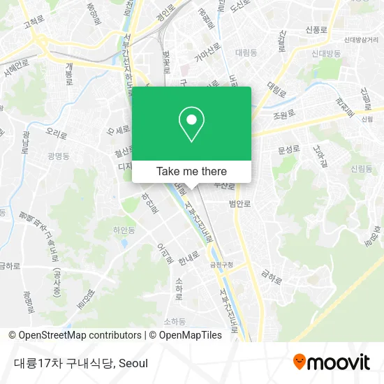 대륭17차 구내식당 map
