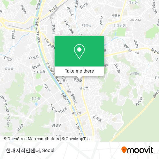 현대지식인센터 map