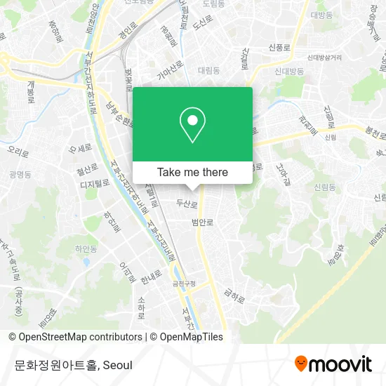 문화정원아트홀 map