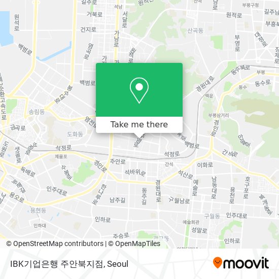 IBK기업은행 주안북지점 map