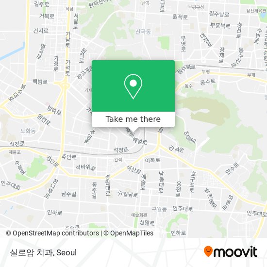 실로암 치과 map