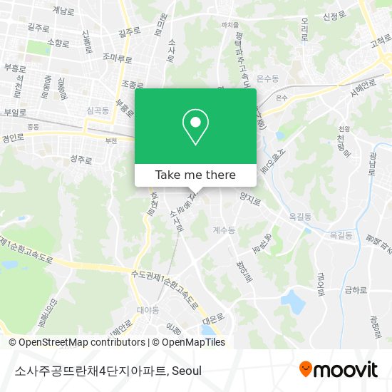 소사주공뜨란채4단지아파트 map