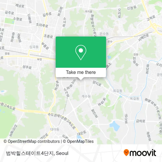 범박힐스테이트4단지 map