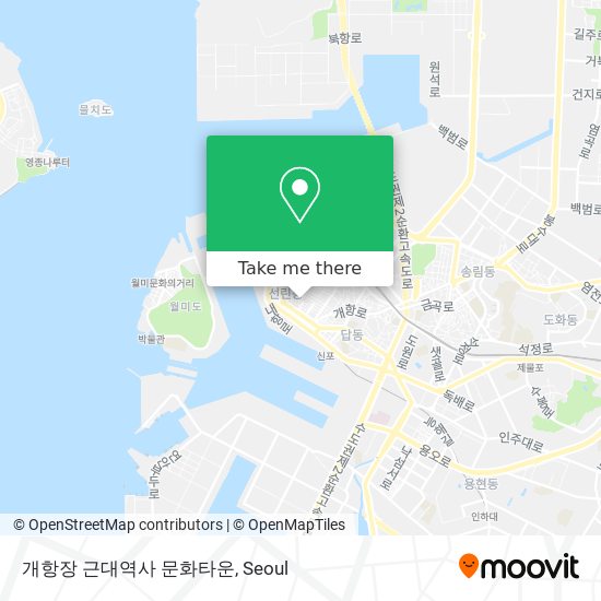개항장 근대역사 문화타운 map