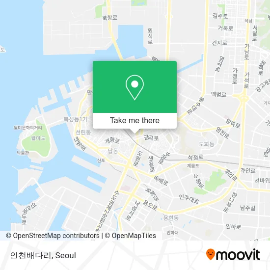 인천배다리 map