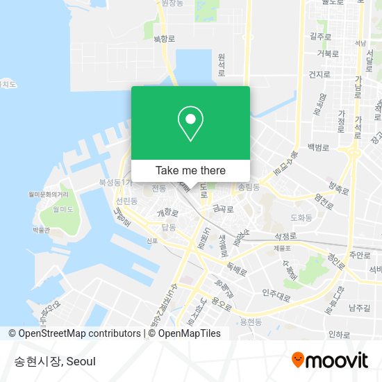 송현시장 map