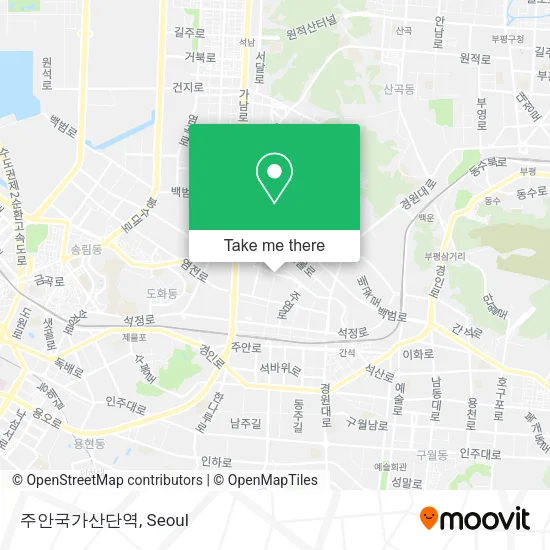 주안국가산단역 map