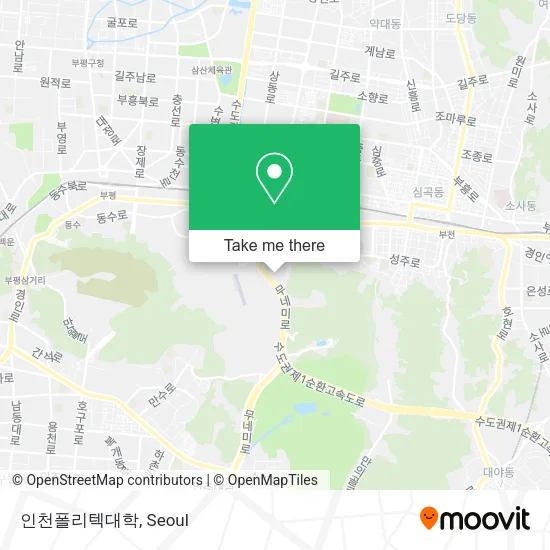 인천폴리텍대학 map