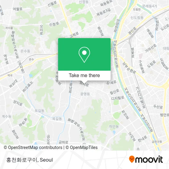 홍천화로구이 map