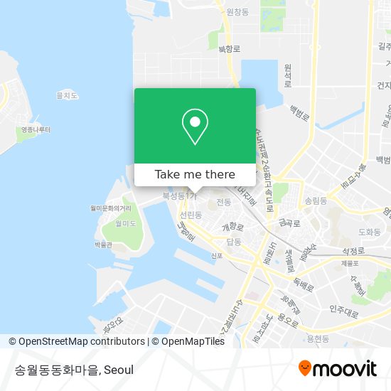 송월동동화마을 map