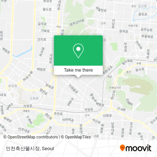 인천축산물시장 map