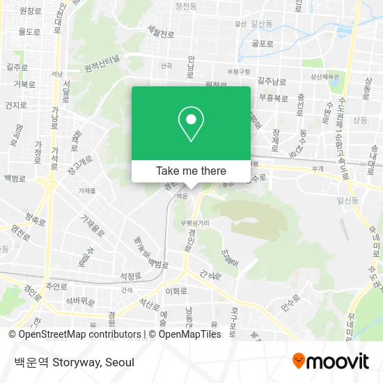 백운역 Storyway map