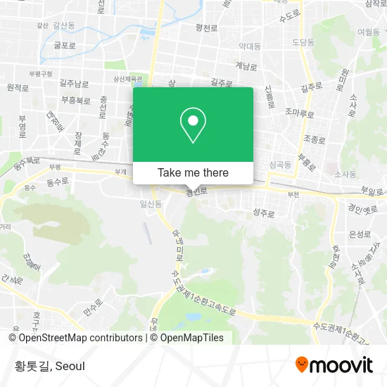 황톳길 map