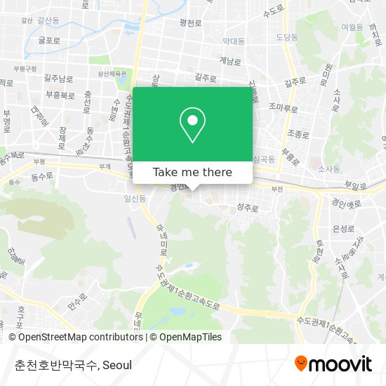 춘천호반막국수 map