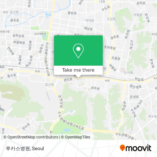 루카스병원 map