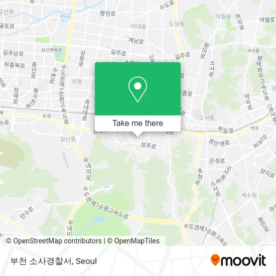 부천 소사경찰서 map