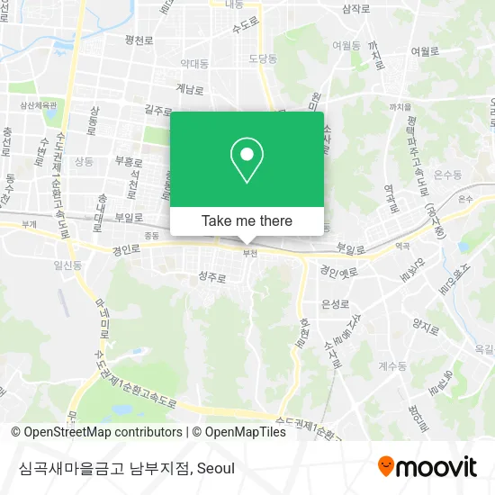 심곡새마을금고 남부지점 map