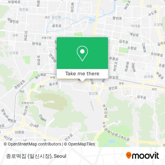 종로떡집 (일신시장) map