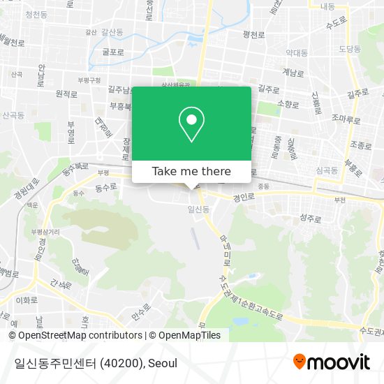 일신동주민센터 (40200) map