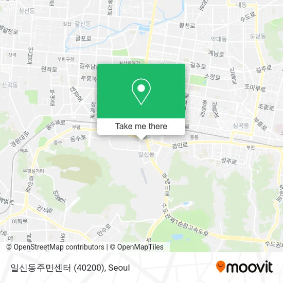 일신동주민센터 (40200) map