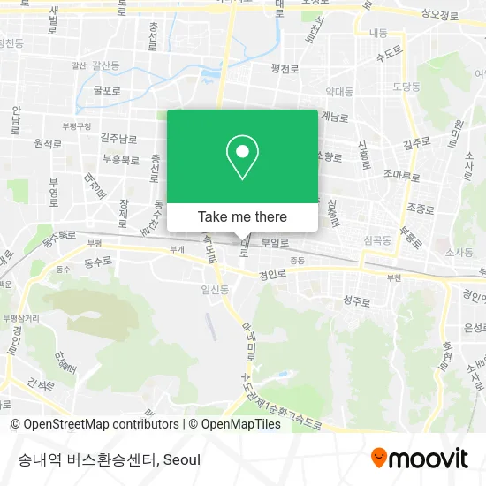 송내역 버스환승센터 map