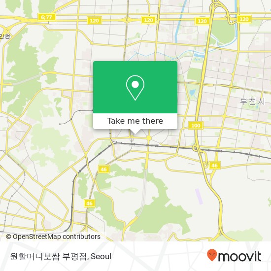 원할머니보쌈 부평점 map