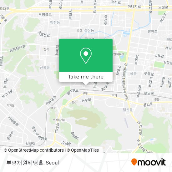 부평채원웨딩홀 map