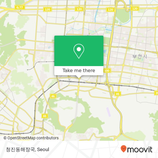 청진동해장국 map