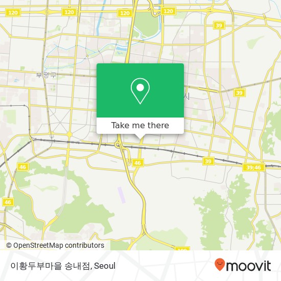 이황두부마을 송내점 map